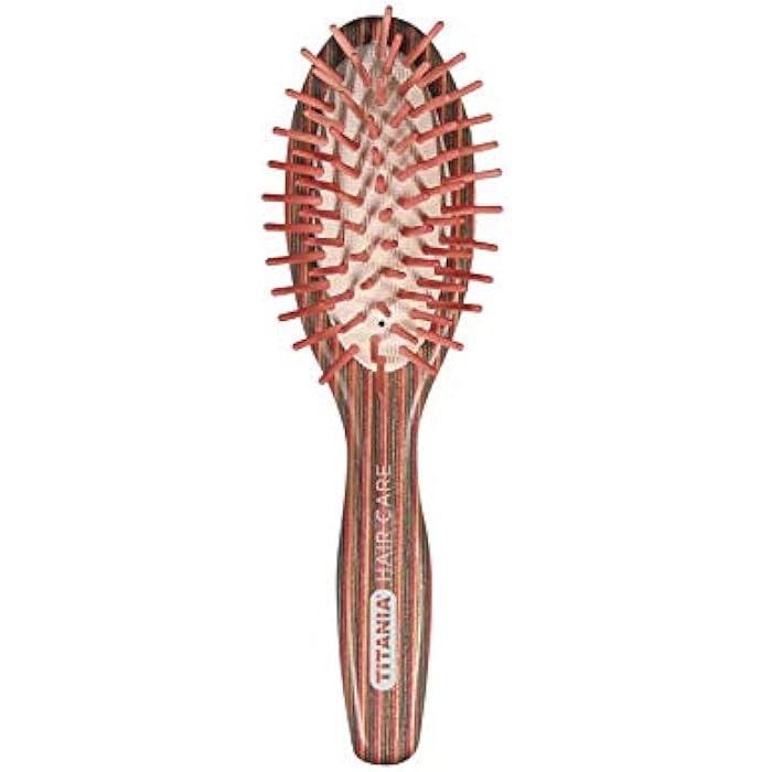 TITANIA Small Oval Wood Brush - Image 1